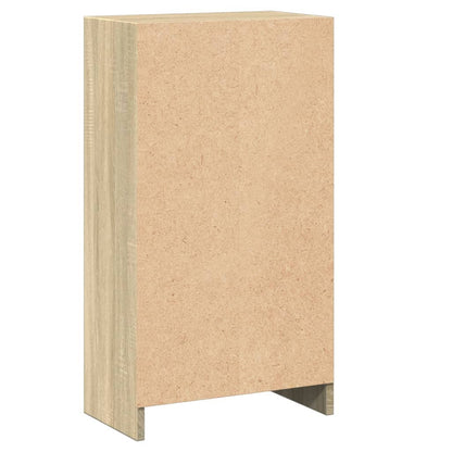 vidaXL Bookcase Sonoma Oak 40x24x75 cm Engineered Wood
