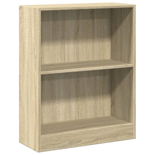 800858 vidaXL Bookshelf Sonoma Oak 60x24x76 cm Engineered Wood