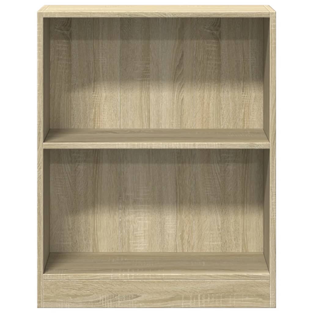 800858 vidaXL Bookshelf Sonoma Oak 60x24x76 cm Engineered Wood