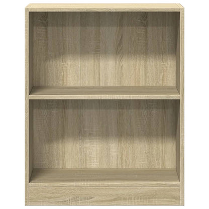 800858 vidaXL Bookshelf Sonoma Oak 60x24x76 cm Engineered Wood