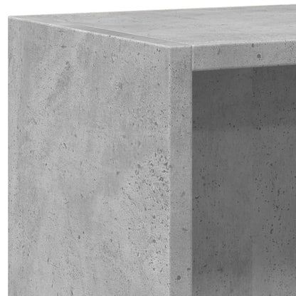 800859 vidaXL Bookshelf Concrete Grey 60x24x76 cm Engineered Wood