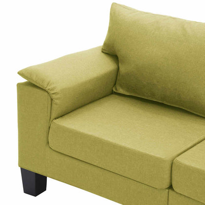 vidaXL Sofa Green Fabric