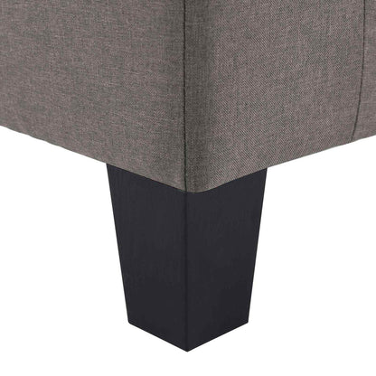 vidaXL Sofa Taupe 4-Seater Fabric
