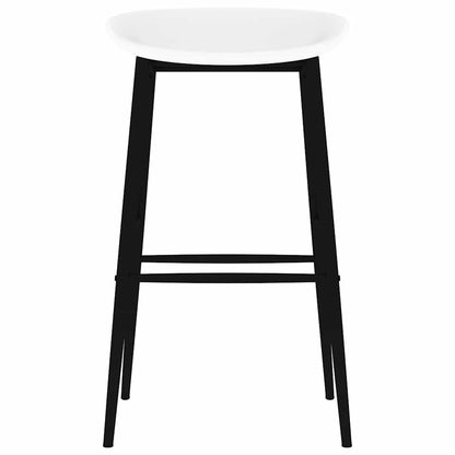 vidaXL Bar Chairs 2 pcs White