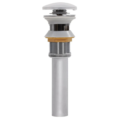 vidaXL Pop Up Sink Drain Stainless Steel