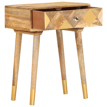 vidaXL Bedside Cabinet | Brown | Solid mango wood | Small | Storage