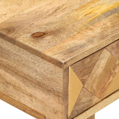 vidaXL Bedside Cabinet | Brown | Solid mango wood | Small | Storage