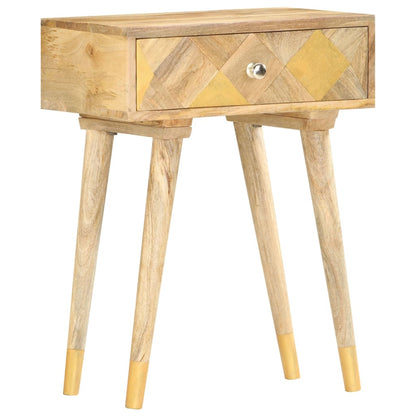 vidaXL Bedside Cabinet | Brown | Solid mango wood | Small | Storage