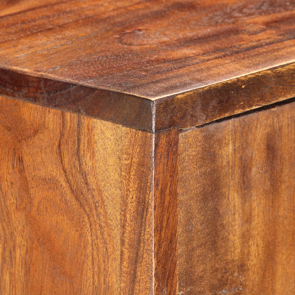 vidaXL Highboard 80x30x100 cm Solid Acacia Wood