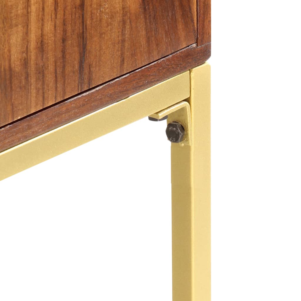 vidaXL Highboard 80x30x100 cm Solid Acacia Wood