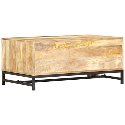 285869 vidaXL Coffee Table 90x55x40 cm Solid Mango Wood