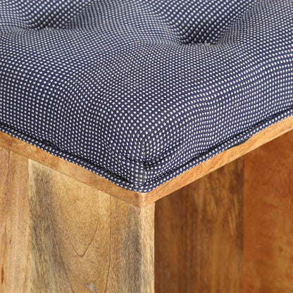 285891 vidaXL Hall Bench 100x35x47 cm Solid Mango Wood