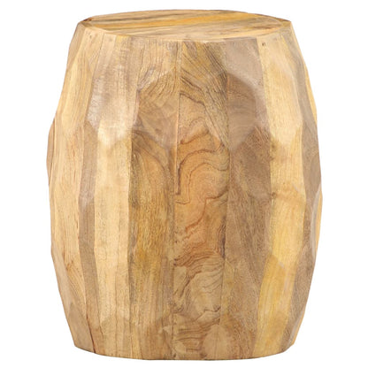 vidaXL Drum Stool Solid Mango Wood