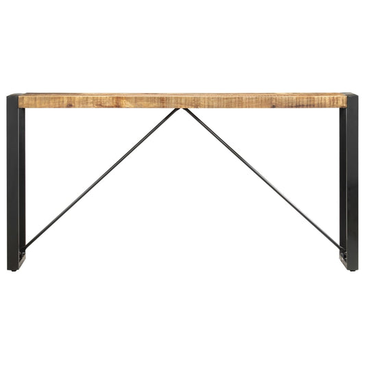 vidaXL Console Table 150x35x76 cm Solid Mango Wood
