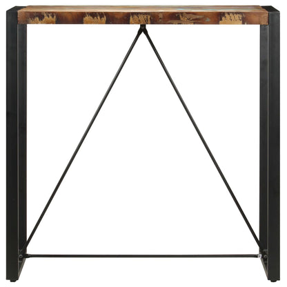 vidaXL Bar Table 110x60x110 cm Solid Reclaimed Wood