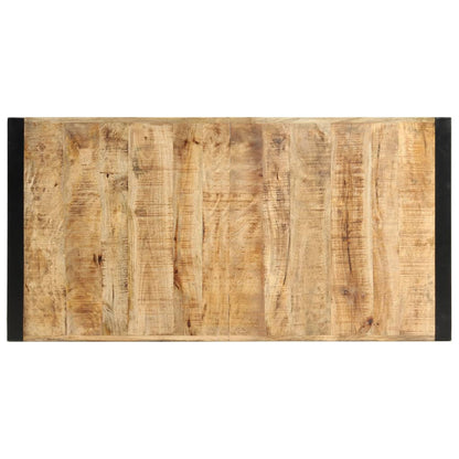 vidaXL Bar Table | Mango Wood | Solid Mango Wood, Steel | Large | Industrial
