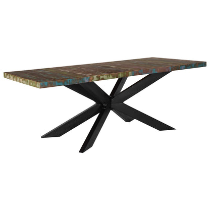 285966 vidaXL Dining Table 180x90x76 cm Solid Reclaimed Wood