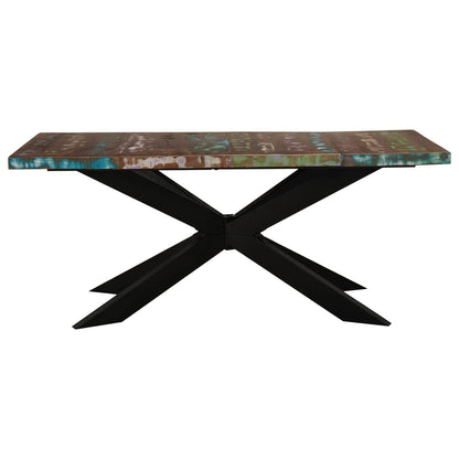 285966 vidaXL Dining Table 180x90x76 cm Solid Reclaimed Wood