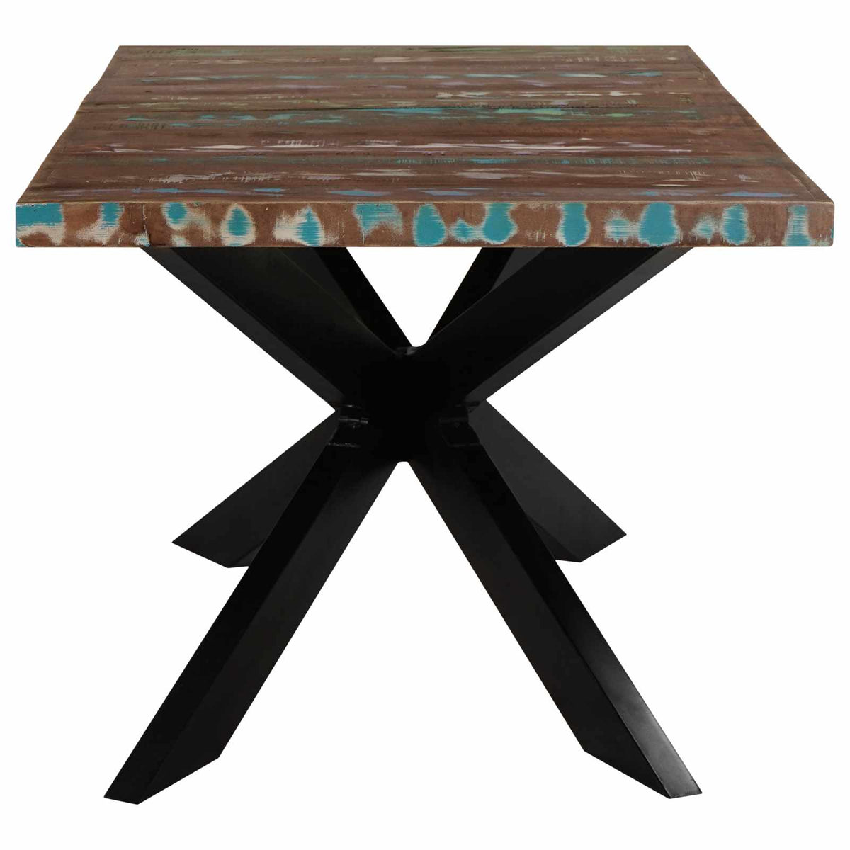 285966 vidaXL Dining Table 180x90x76 cm Solid Reclaimed Wood
