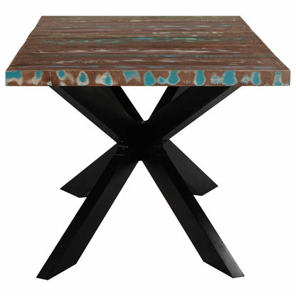 285966 vidaXL Dining Table 180x90x76 cm Solid Reclaimed Wood