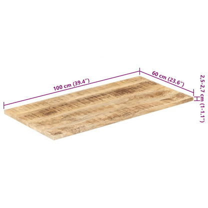 vidaXL Table Top | Different Styles | Solid mango wood | 100 x 60 cm | Tough