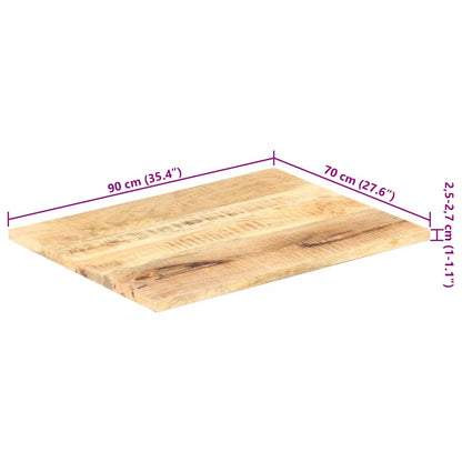 vidaXL Table Top | Varies due to natural wood variation | Solid Mango Wood