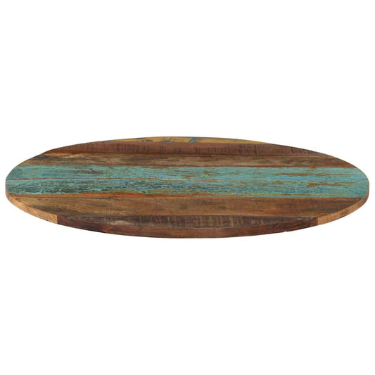 286033 vidaXL Round Table Top 60 cm 15-16 mm Solid Reclaimed Wood