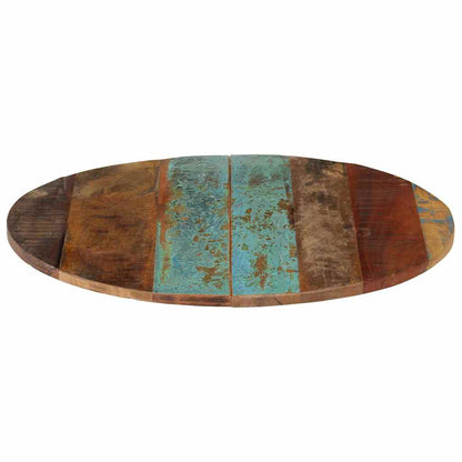 286033 vidaXL Round Table Top 60 cm 15-16 mm Solid Reclaimed Wood