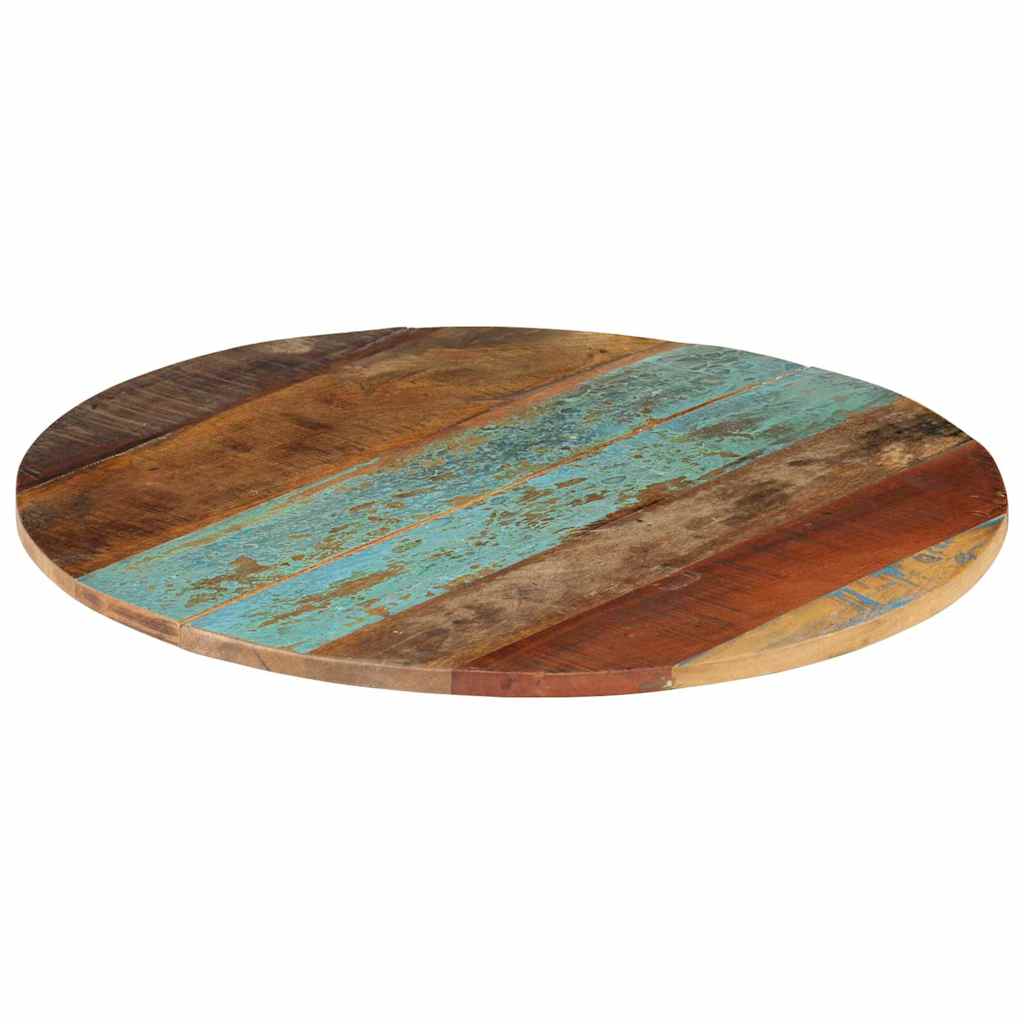 286033 vidaXL Round Table Top 60 cm 15-16 mm Solid Reclaimed Wood