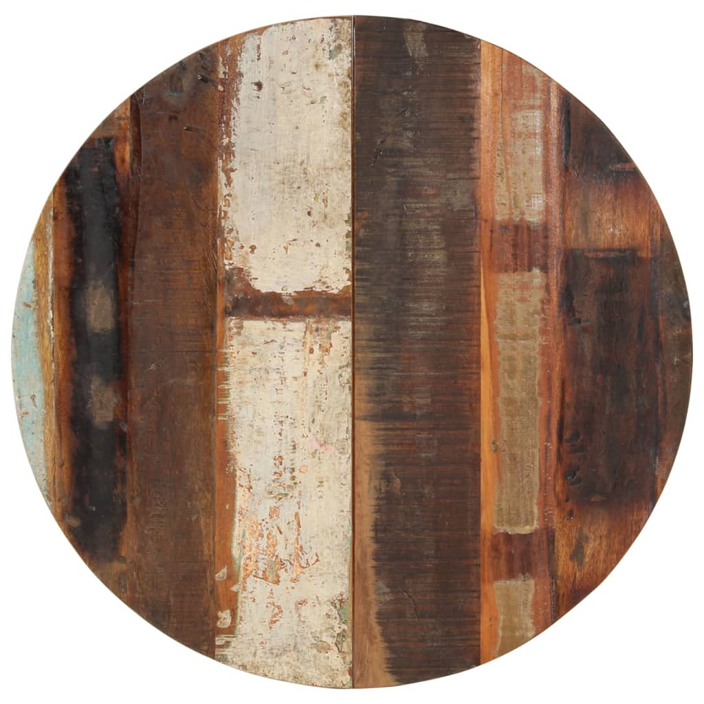 vidaXL Round Table Top 70 cm 15-16 mm Solid Reclaimed Wood