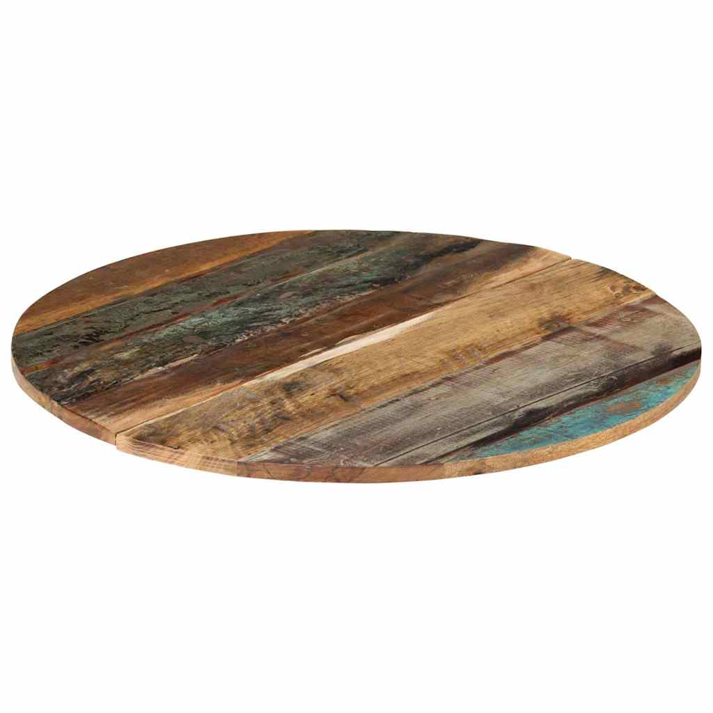 286034 vidaXL Round Table Top 70 cm 15-16 mm Solid Reclaimed Wood
