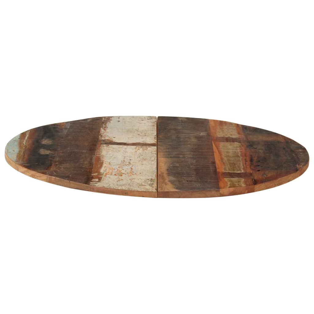 286034 vidaXL Round Table Top 70 cm 15-16 mm Solid Reclaimed Wood