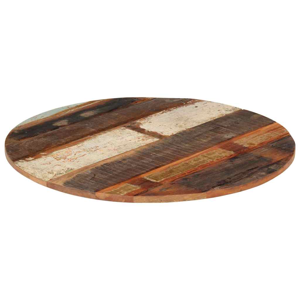 286034 vidaXL Round Table Top 70 cm 15-16 mm Solid Reclaimed Wood