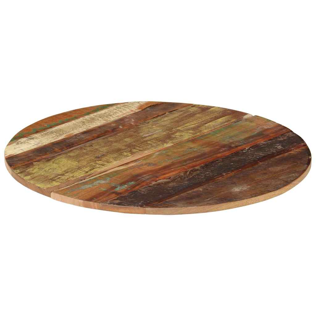 286034 vidaXL Round Table Top 70 cm 15-16 mm Solid Reclaimed Wood