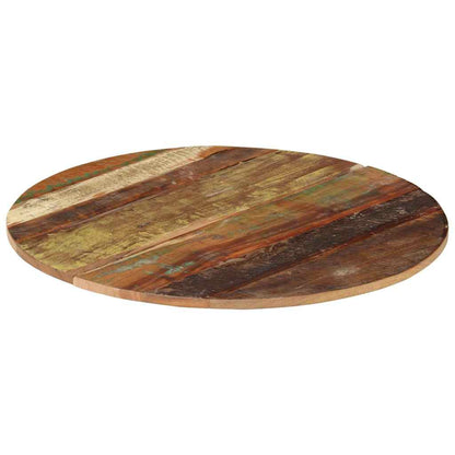 286034 vidaXL Round Table Top 70 cm 15-16 mm Solid Reclaimed Wood