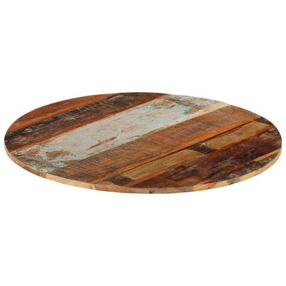 286035 vidaXL Round Table Top 80 cm 15-16 mm Solid Reclaimed Wood