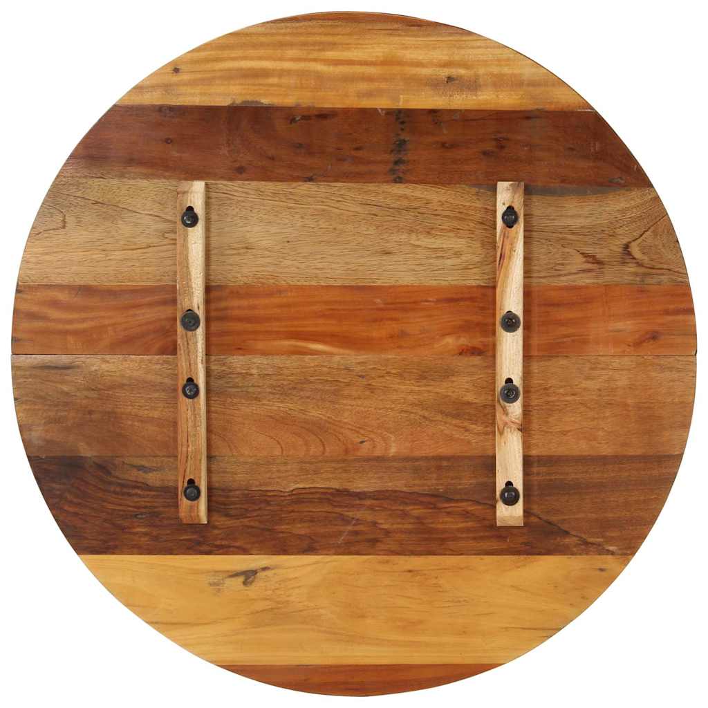 286035 vidaXL Round Table Top 80 cm 15-16 mm Solid Reclaimed Wood