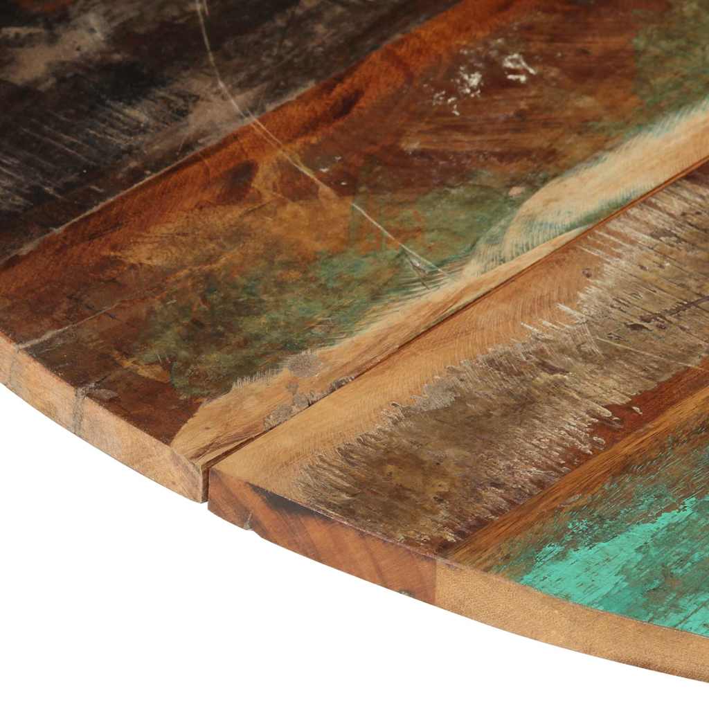 286035 vidaXL Round Table Top 80 cm 15-16 mm Solid Reclaimed Wood