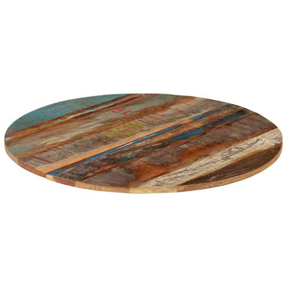 286035 vidaXL Round Table Top 80 cm 15-16 mm Solid Reclaimed Wood
