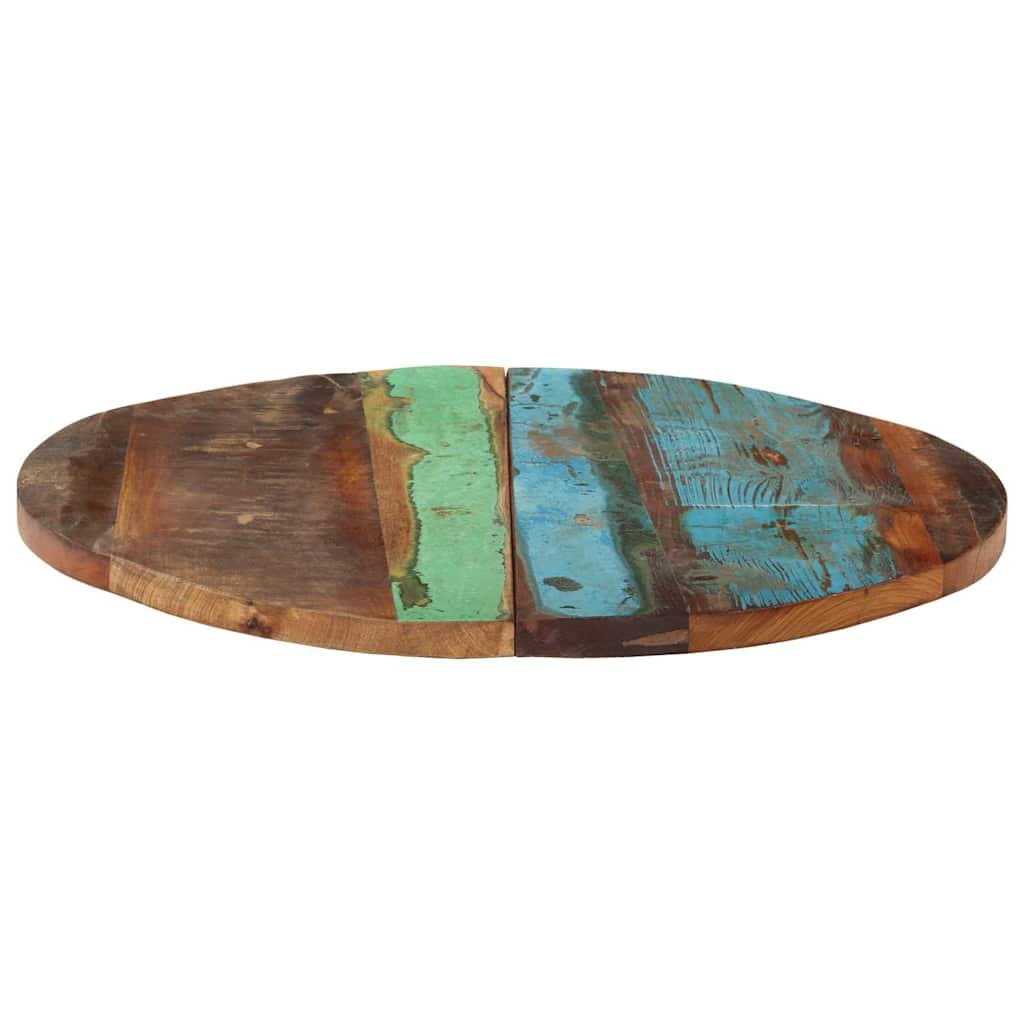 286038 vidaXL Round Table Top 60 cm 25-27 mm Solid Reclaimed Wood