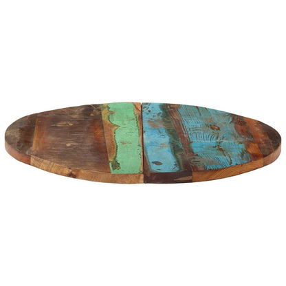286038 vidaXL Round Table Top 60 cm 25-27 mm Solid Reclaimed Wood