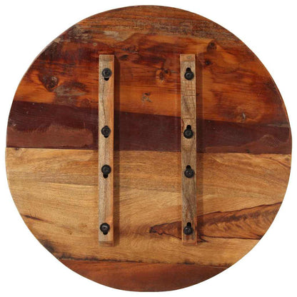 286038 vidaXL Round Table Top 60 cm 25-27 mm Solid Reclaimed Wood