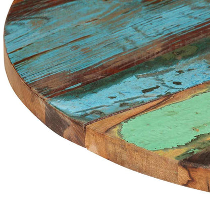 286038 vidaXL Round Table Top 60 cm 25-27 mm Solid Reclaimed Wood