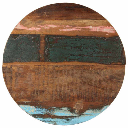 286039 vidaXL Round Table Top 70 cm 25-27 mm Solid Reclaimed Wood