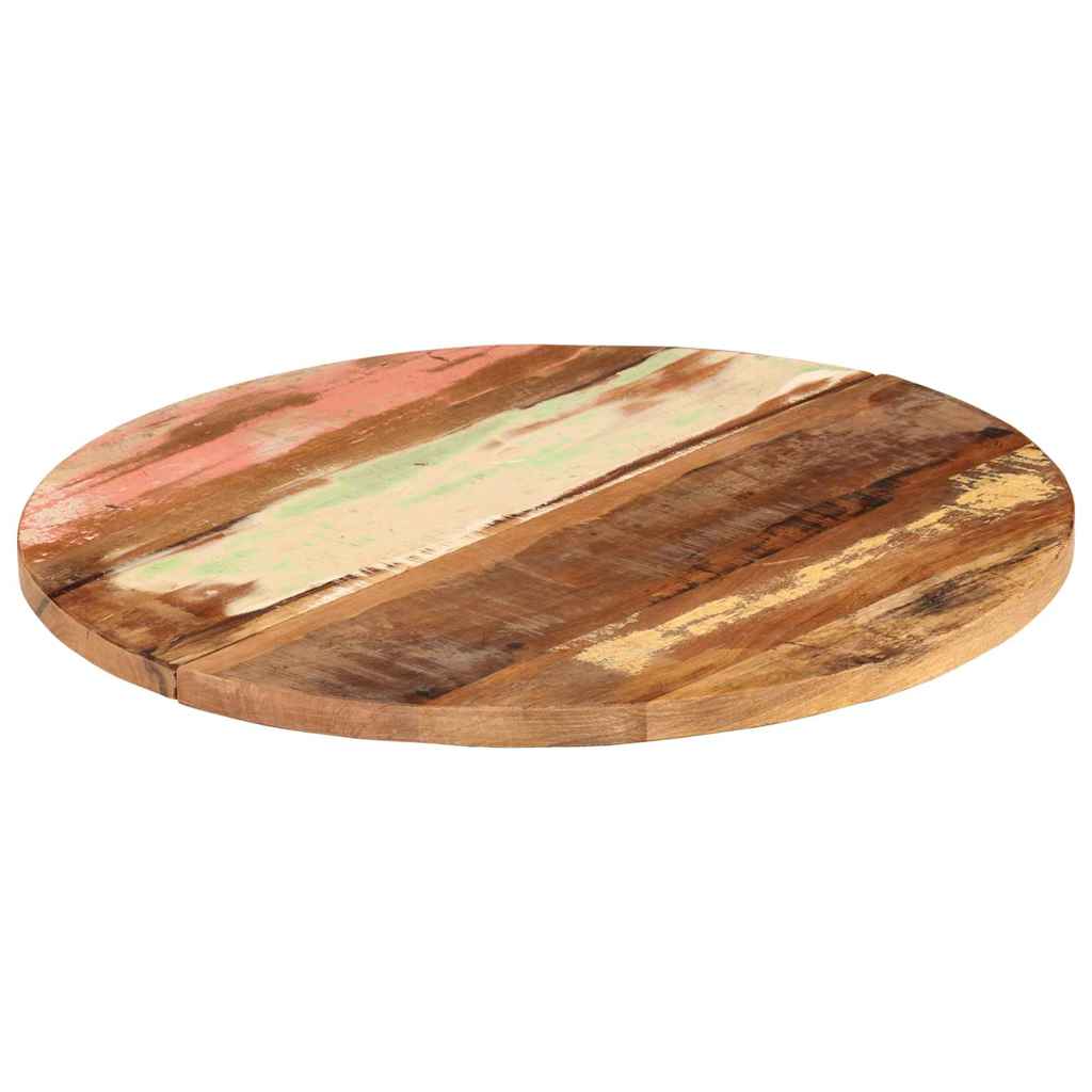 286039 vidaXL Round Table Top 70 cm 25-27 mm Solid Reclaimed Wood