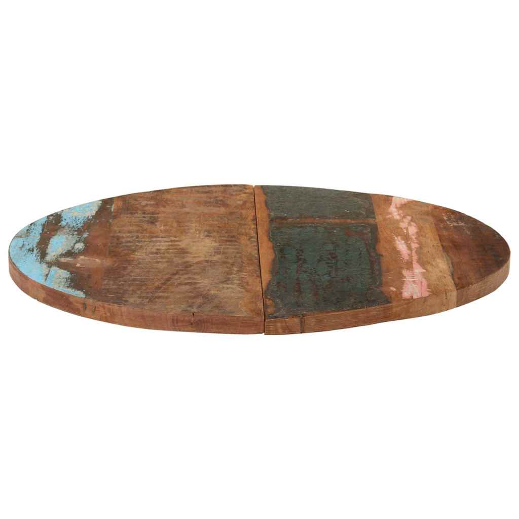 286039 vidaXL Round Table Top 70 cm 25-27 mm Solid Reclaimed Wood