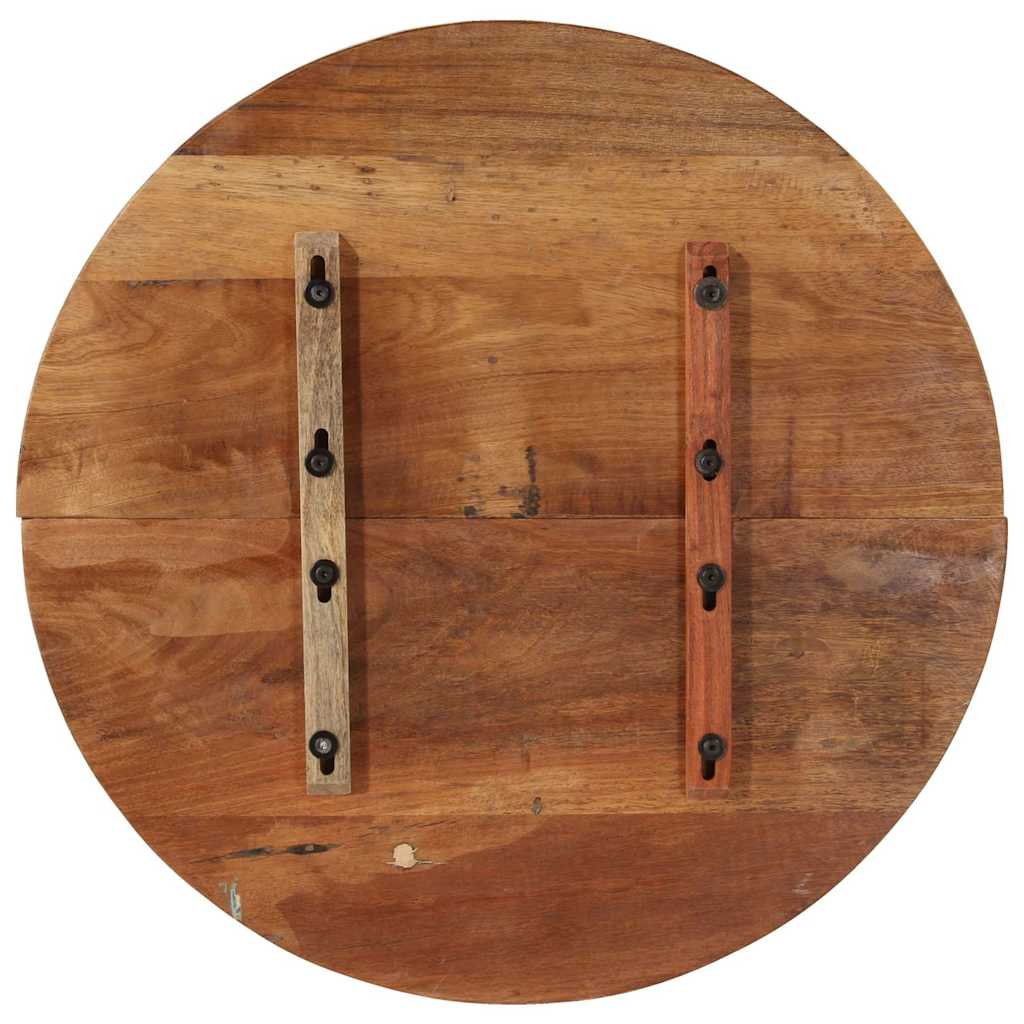 286039 vidaXL Round Table Top 70 cm 25-27 mm Solid Reclaimed Wood