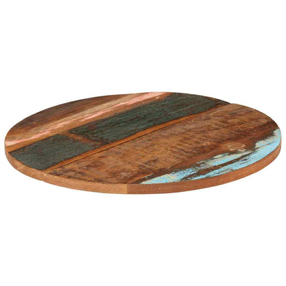 286039 vidaXL Round Table Top 70 cm 25-27 mm Solid Reclaimed Wood