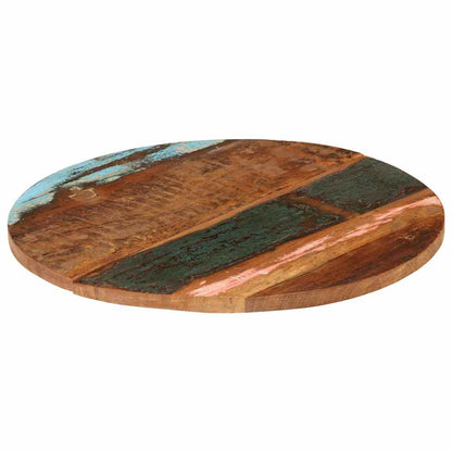 286039 vidaXL Round Table Top 70 cm 25-27 mm Solid Reclaimed Wood