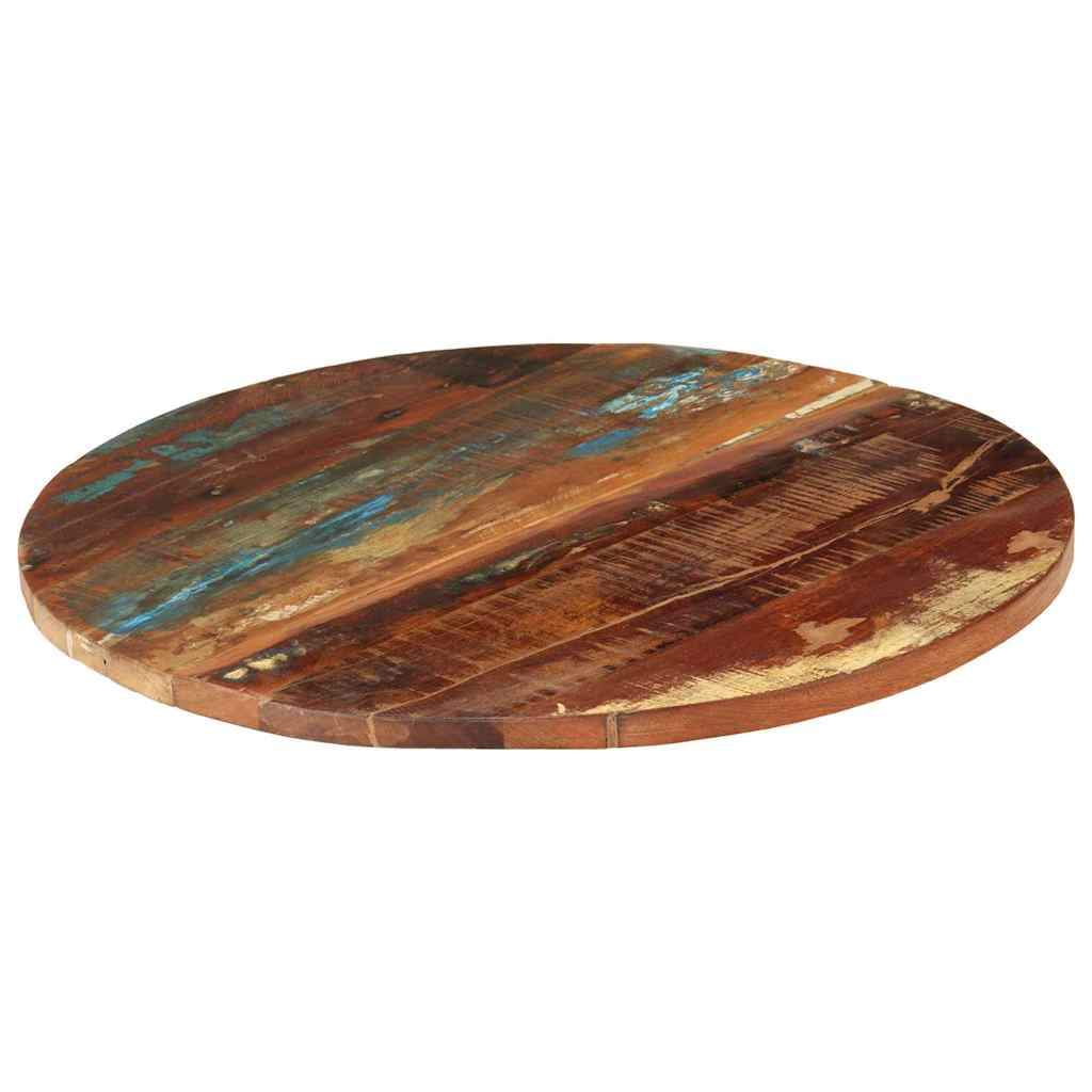 286039 vidaXL Round Table Top 70 cm 25-27 mm Solid Reclaimed Wood